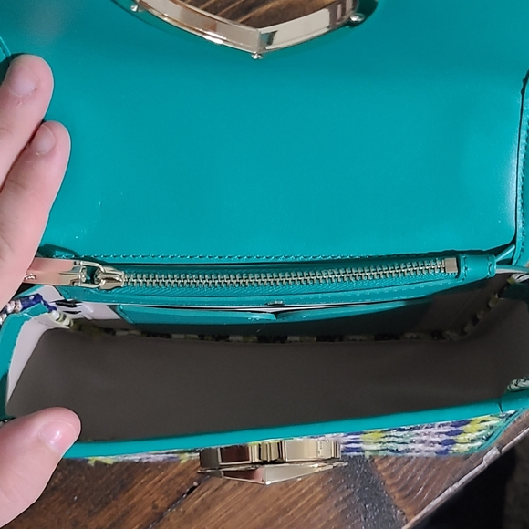 Kate Spade Nicola Tweed Twist Lock Bag - Picture 4 of 11